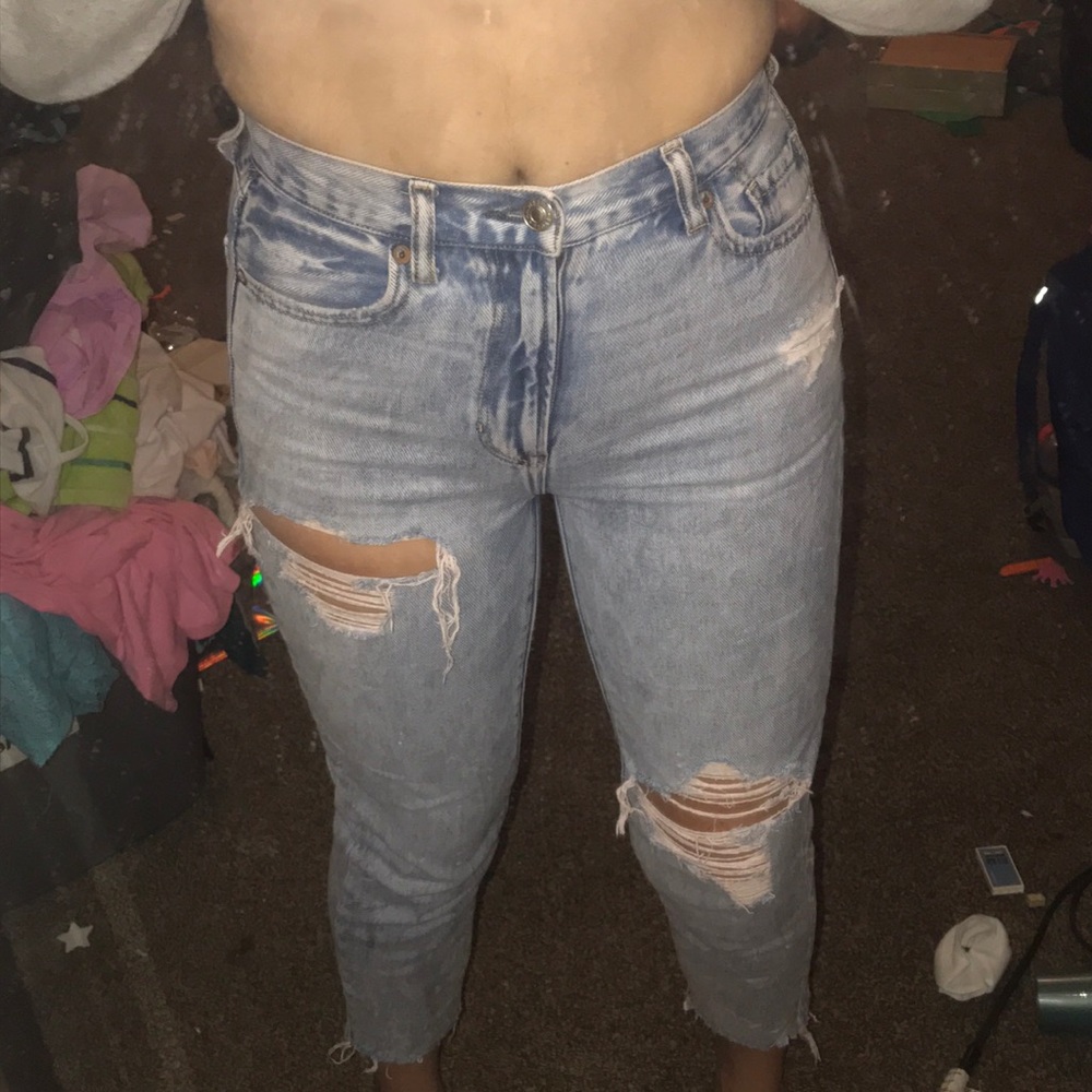 Aeo mom jeans